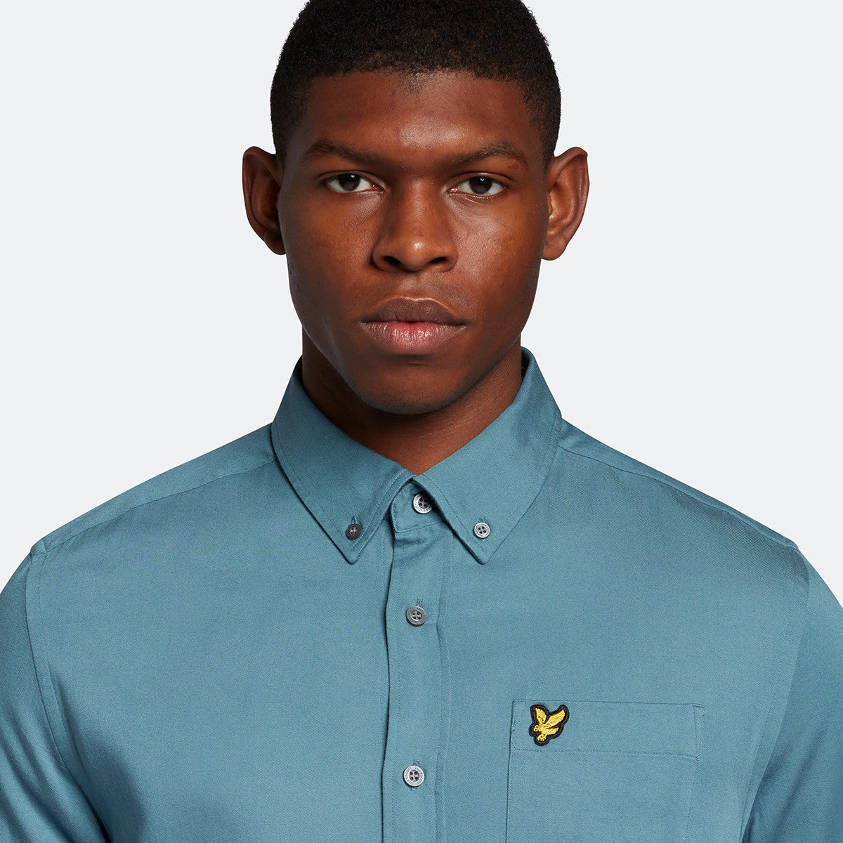 Lyle & Scott LW1800V W825 Skipton Blue Washed Shirt