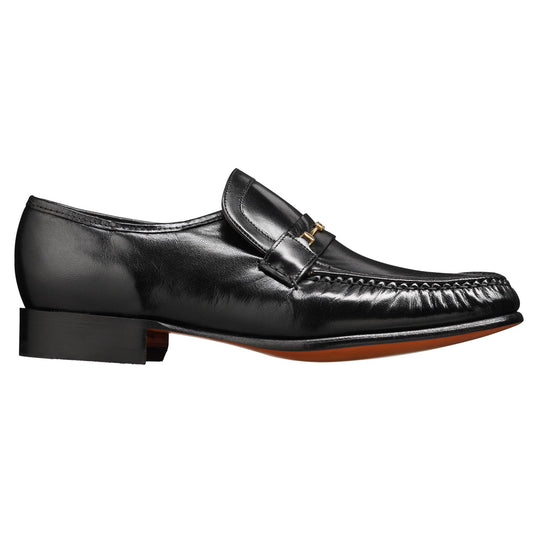 Barker Laurie Black Kid Slip On Shoes