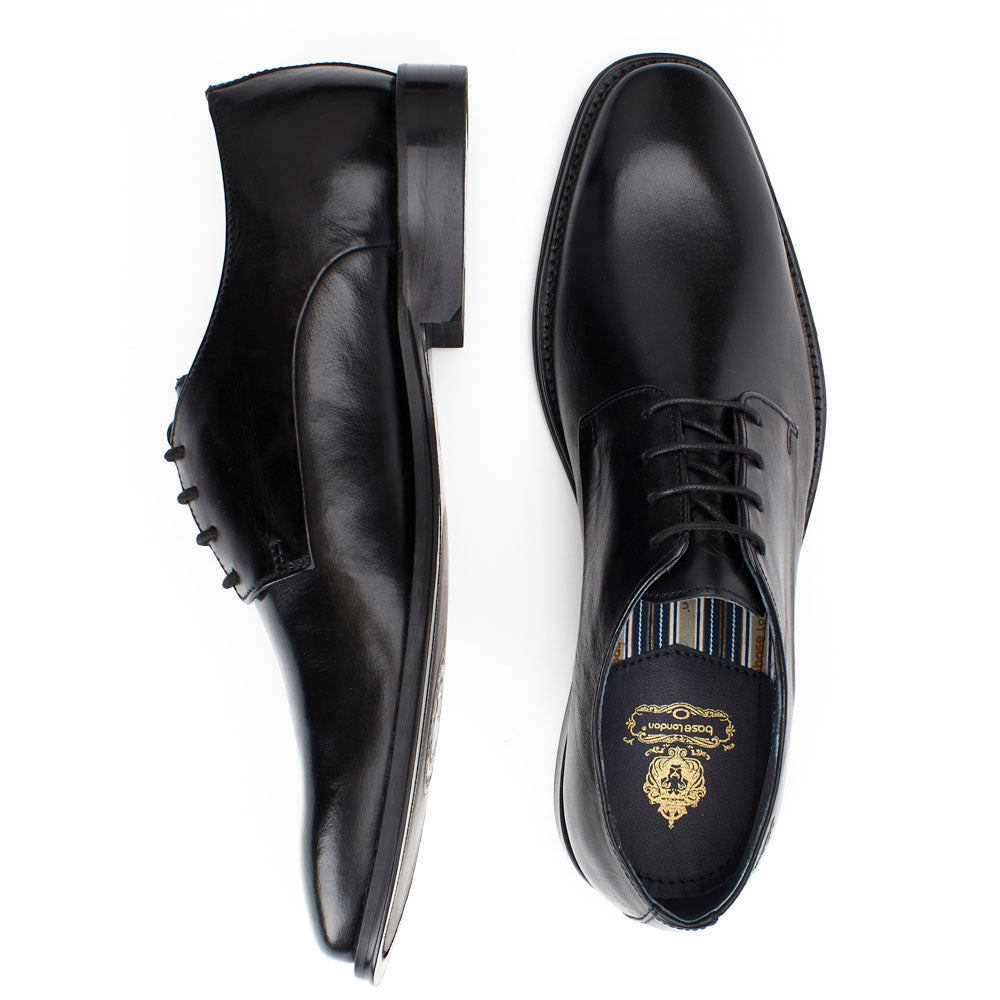 Base Marley Black Formal Shoes