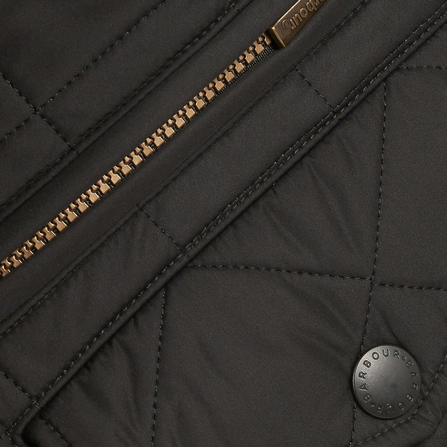 Barbour Powell Black Quilted Jacket