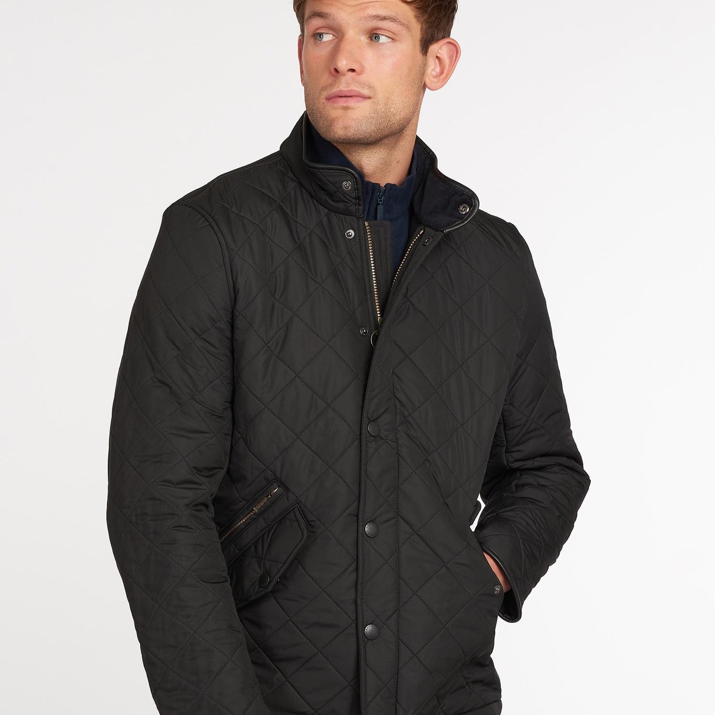 Barbour Powell Black Quilted Jacket
