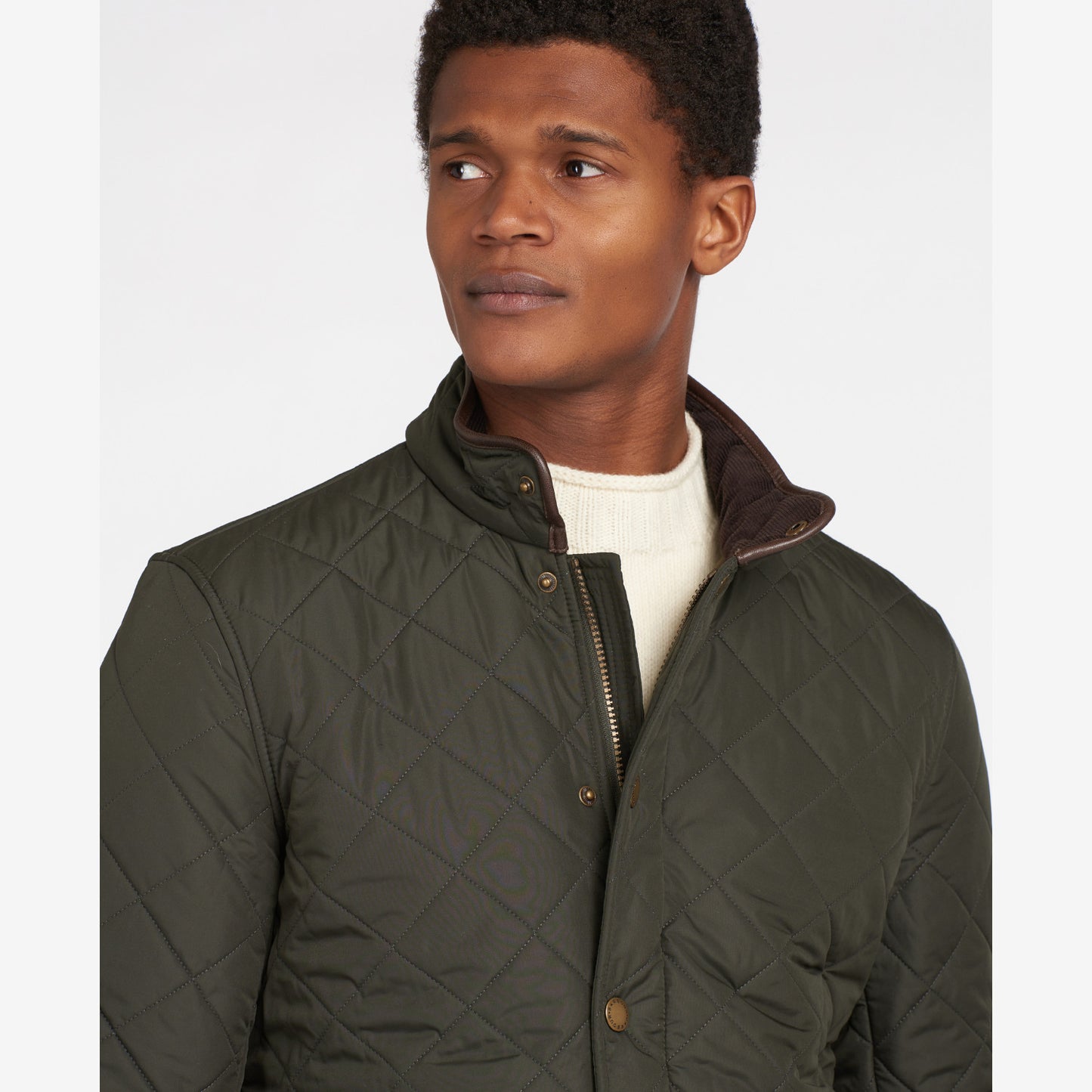 Barbour Powell Green Quilted Jacket