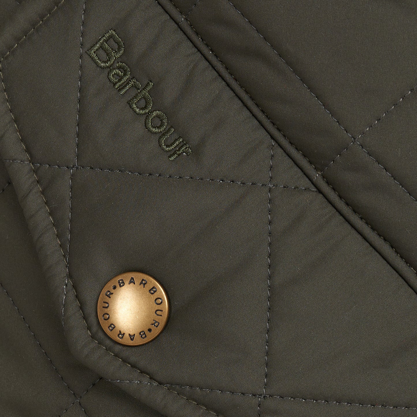 Barbour Powell Green Quilted Jacket