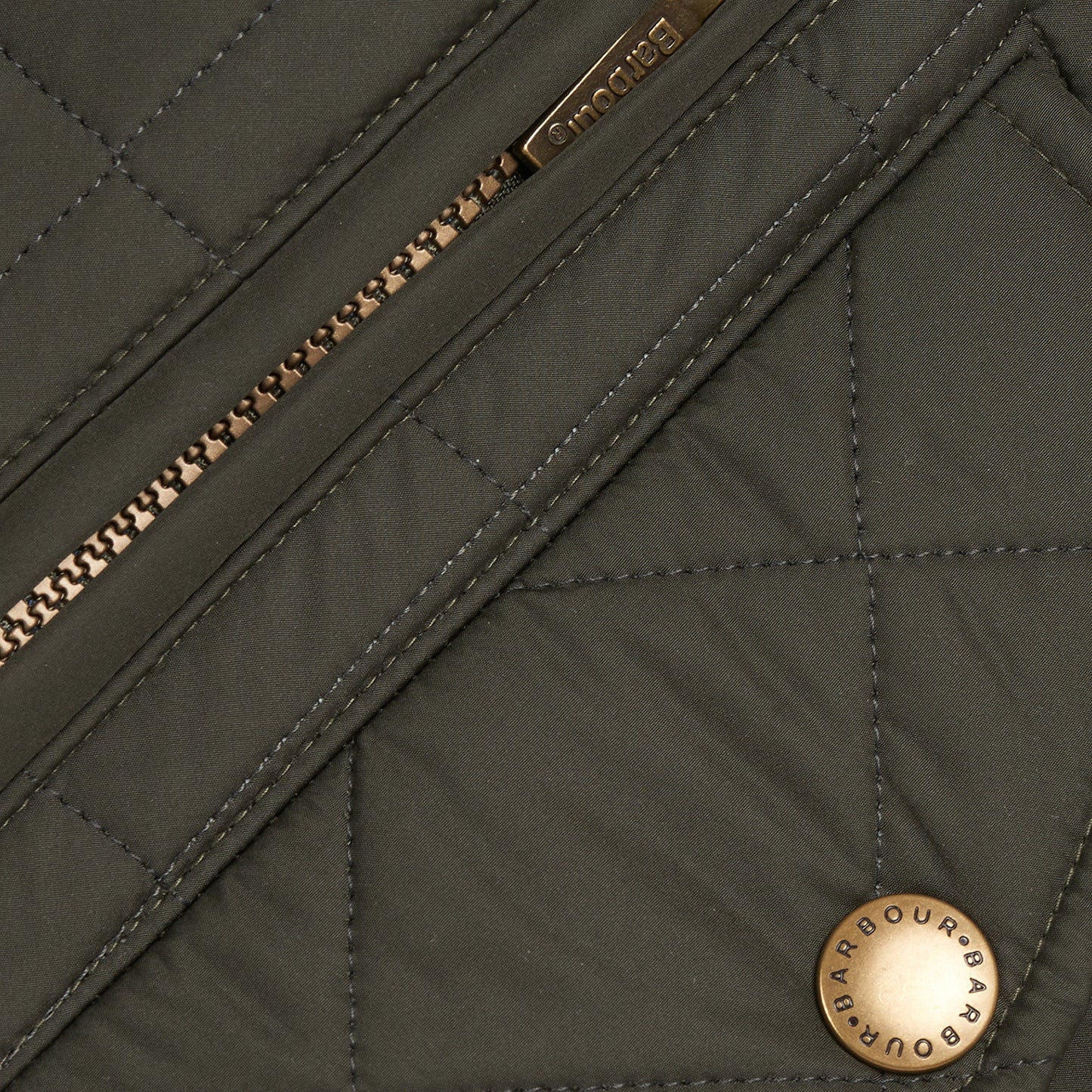 Barbour Powell Green Quilted Jacket
