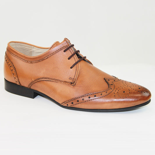 Roberto Gallio SH231 Tan Formal Shoes