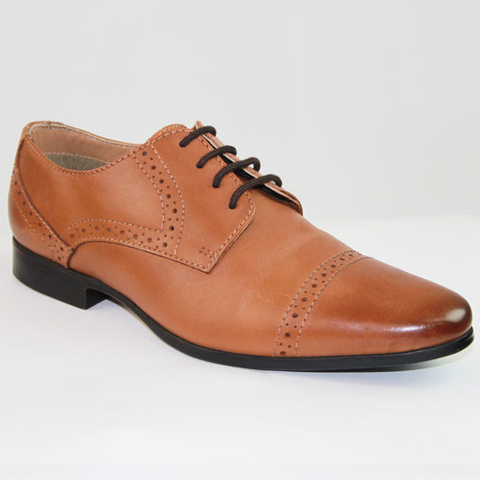 Roberto Gallio AD1224 Tan Formal Shoes