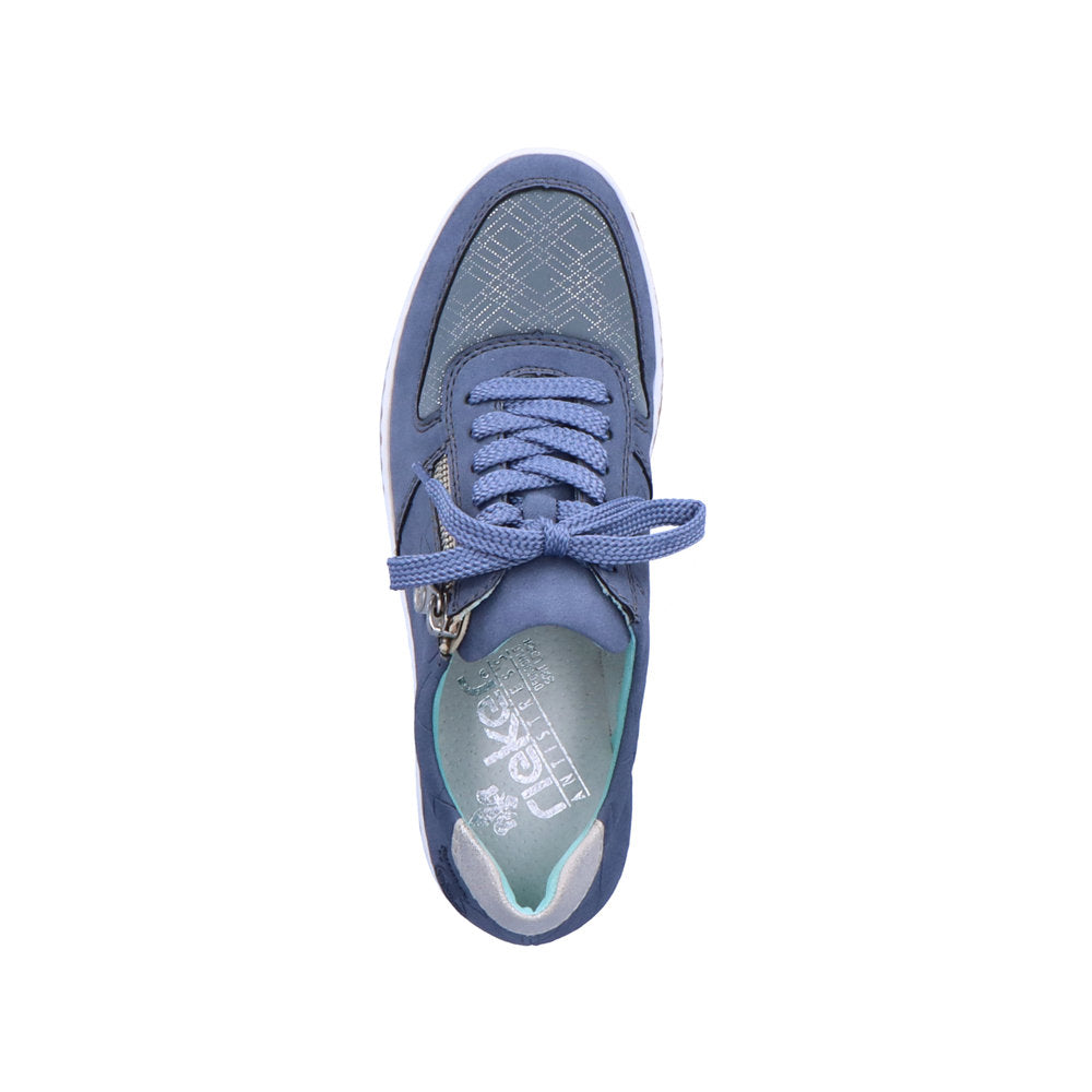 Rieker N5124-14 Blue Trainers