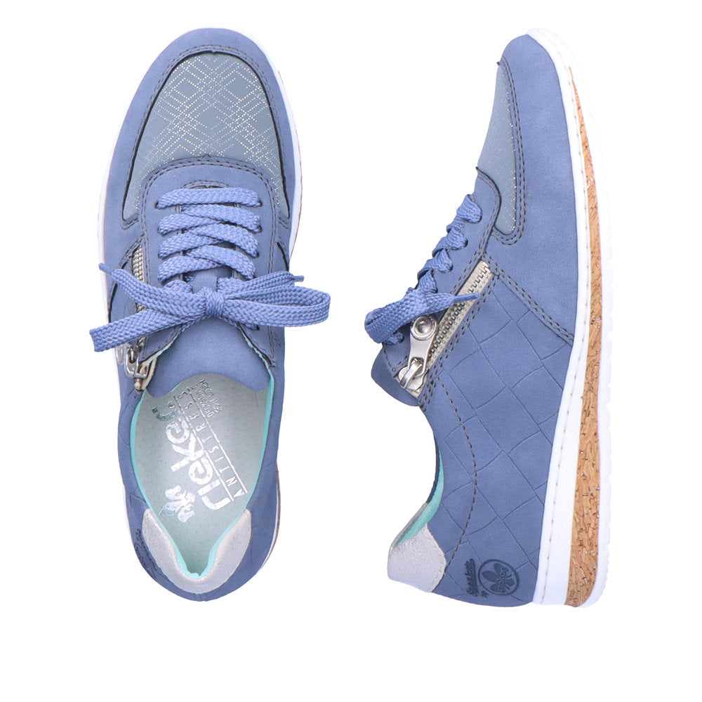 Rieker N5124-14 Blue Trainers