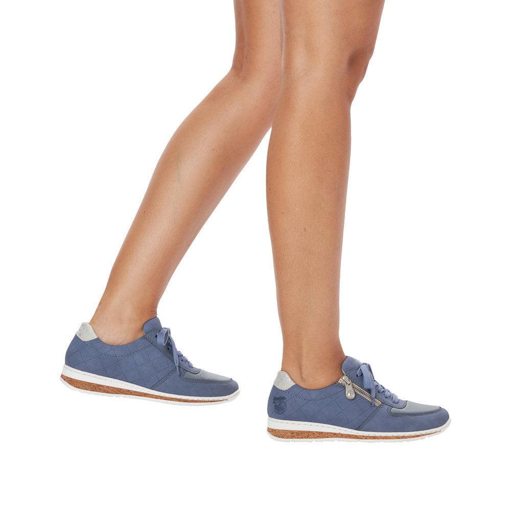 Rieker N5124-14 Blue Trainers
