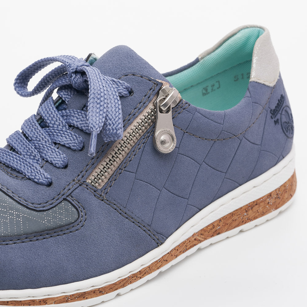 Rieker N5124-14 Blue Trainers