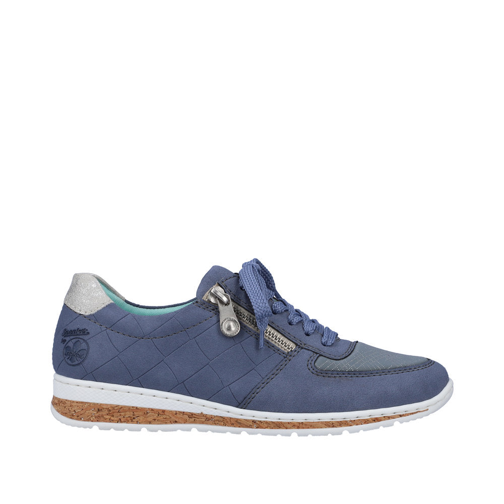 Rieker N5124-14 Blue Trainers