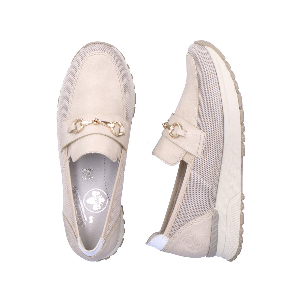 Rieker N7455-60 Ivory Casual Shoes
