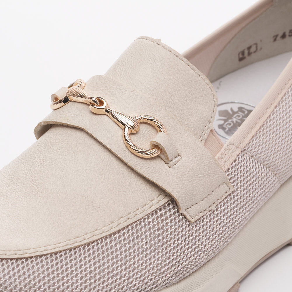 Rieker N7455-60 Ivory Casual Shoes