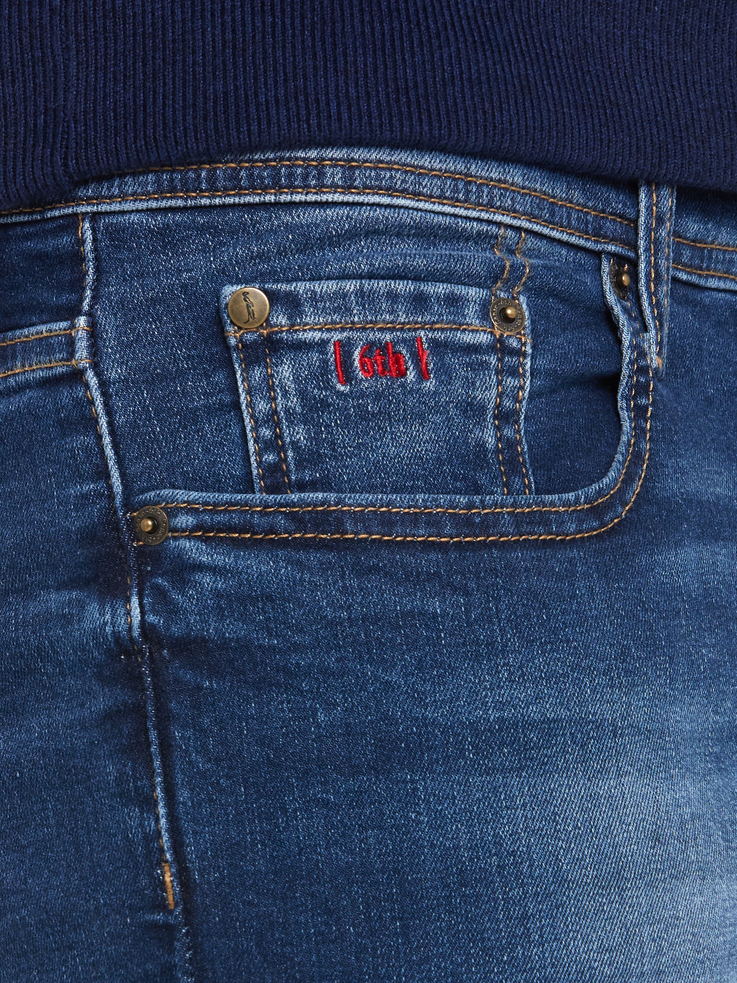 6Th Sense Nevada Denim 7 Straight Leg Jeans