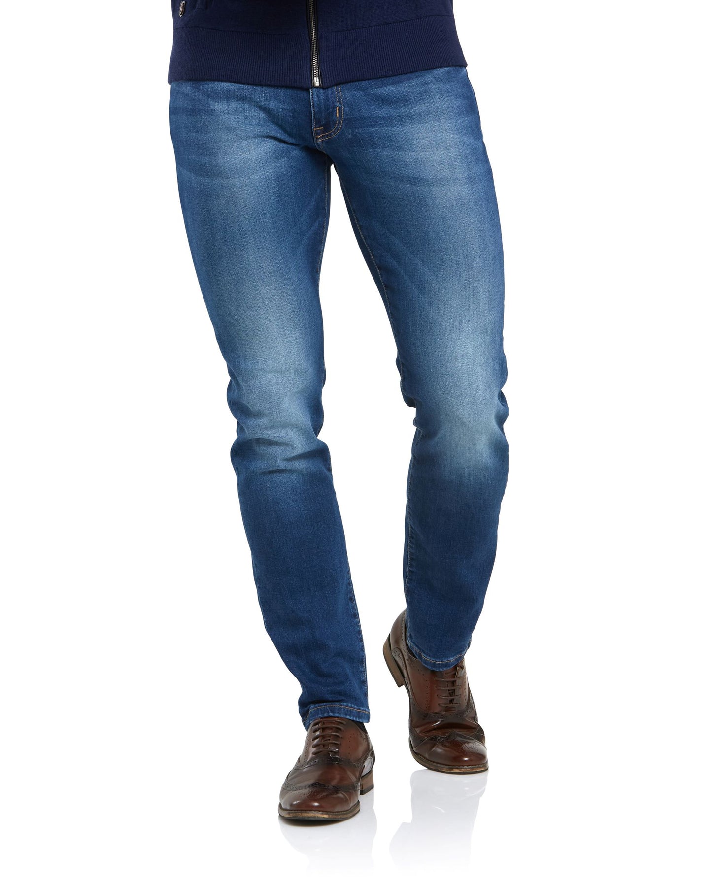 6Th Sense Nevada Midwash 10 Straight Leg Jeans