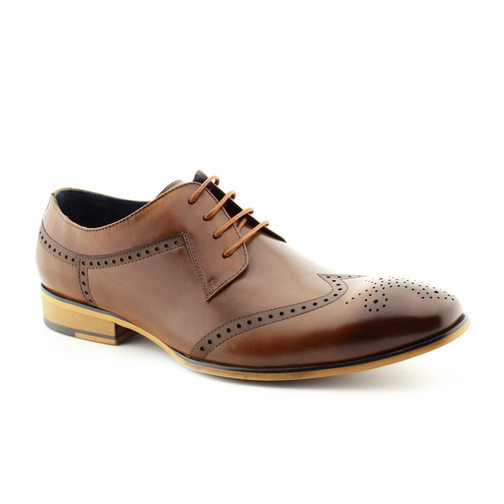Paolo Vandini Nyland Tan Formal Shoes