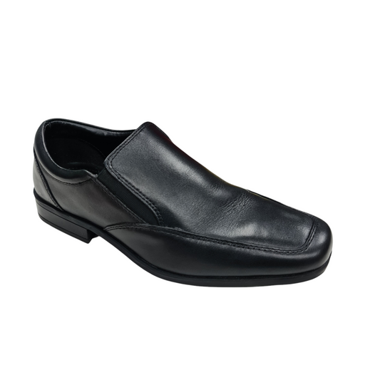 Boys White Label 6130 Black Shoe
