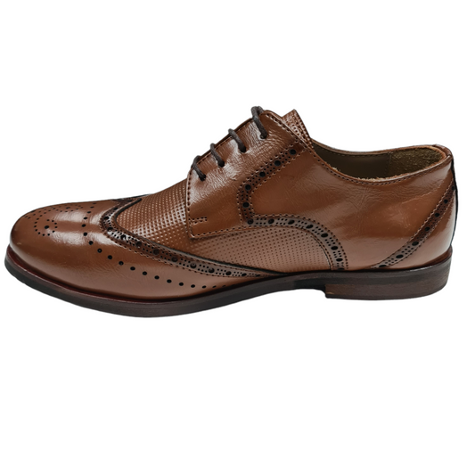 Boys Benetti George Tan Shoe
