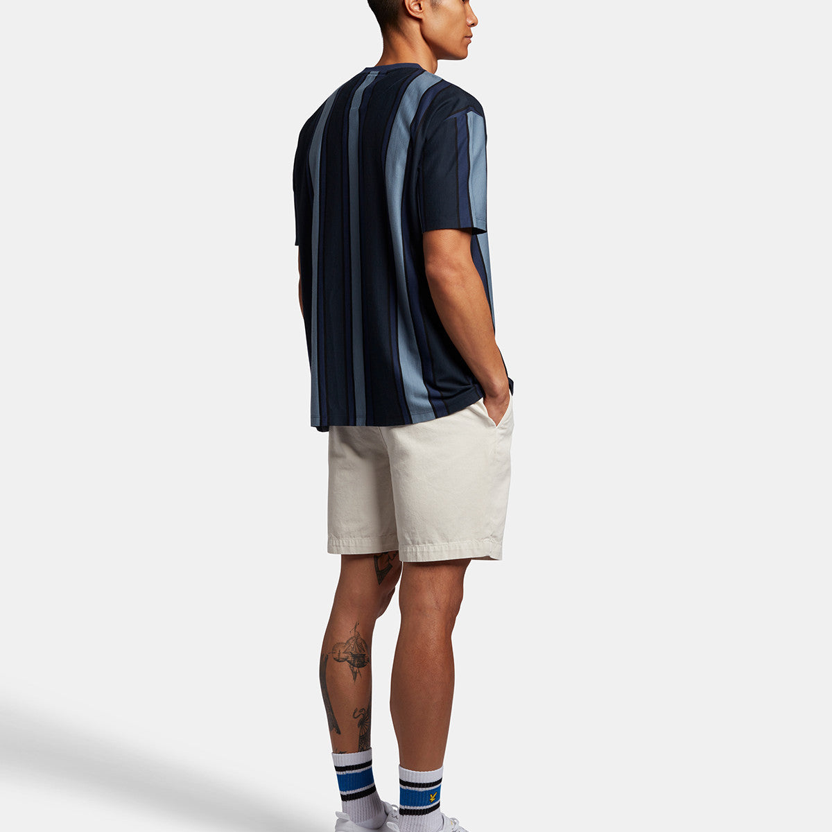 Lyle & Scott Sh1605V W583 Light Mist Washed Chino Shorts