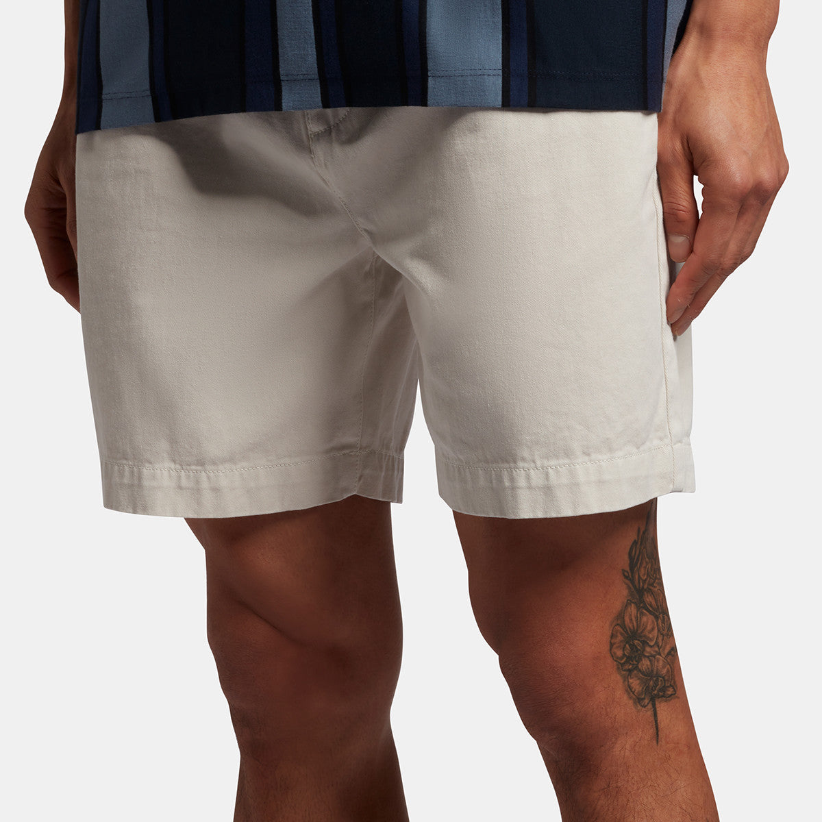 Lyle & Scott Sh1605V W583 Light Mist Washed Chino Shorts