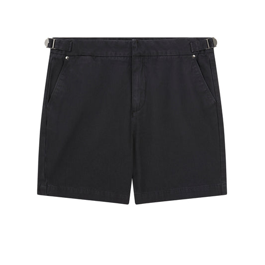 Lyle & Scott Sh1605V Z865 Jet Black Washed Chino Shorts