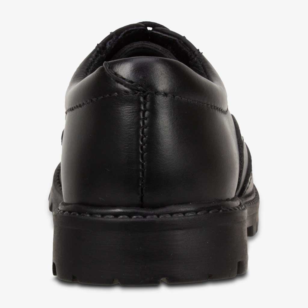 Girls Term Sophia Black Brogue School Shoes