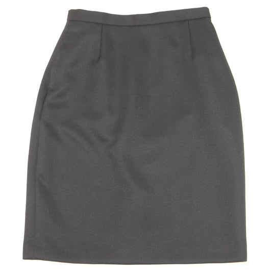Wallace Black Straight Skirt Back Center Vent