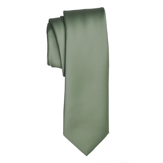 Satin Pistachio Sage Green Tie 50