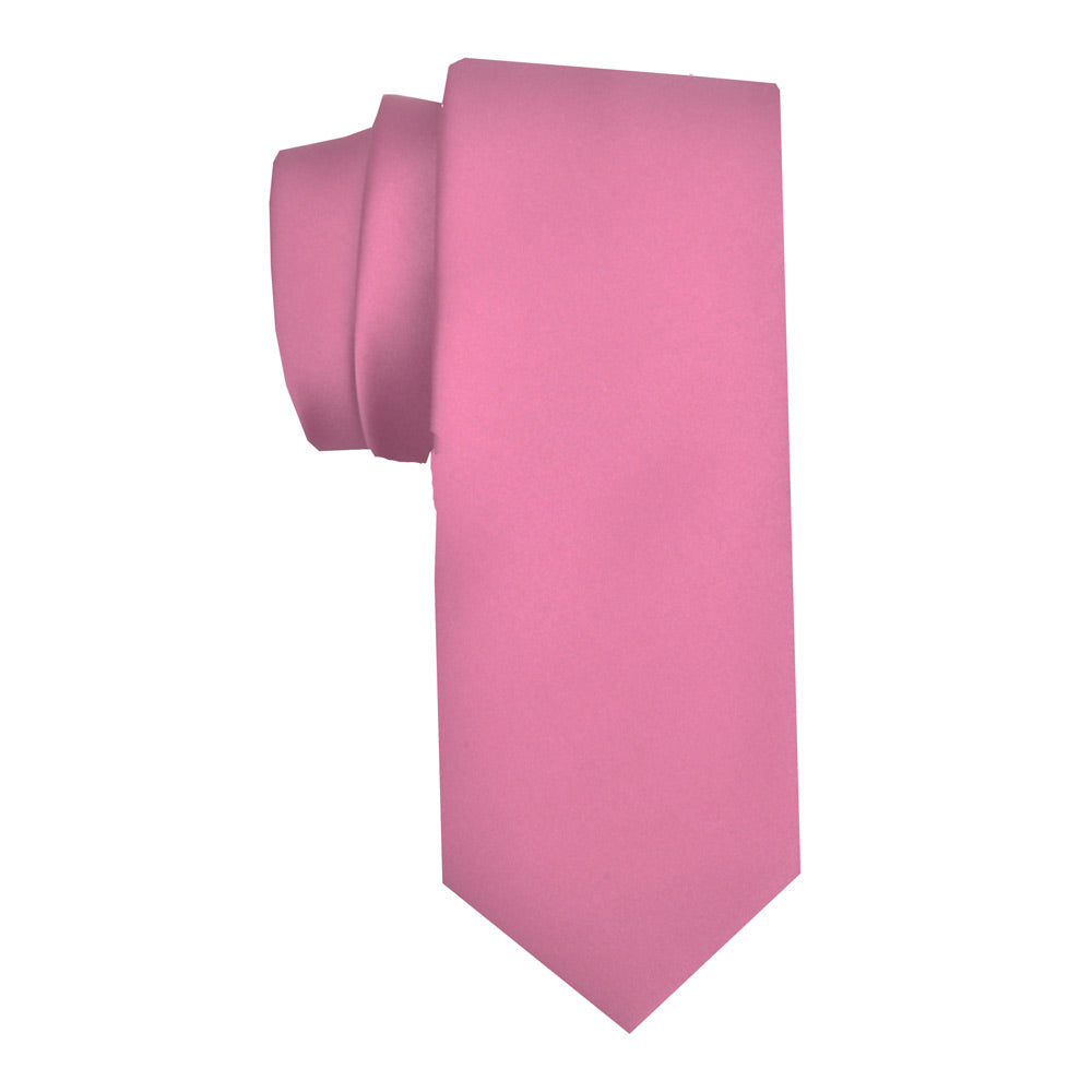 Satin Dusky Pink Tie 58