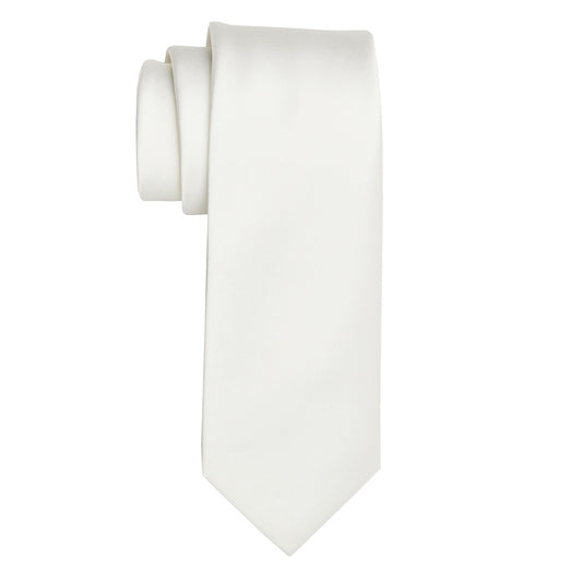 Satin White Tie 08
