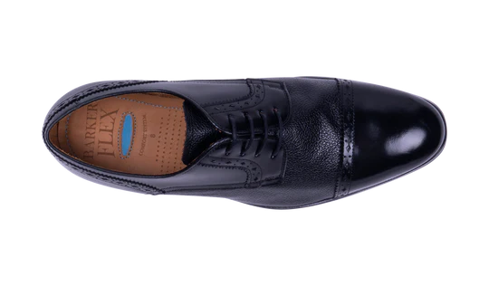 Barker Ashbourne Black Hi Shine Formal Shoes