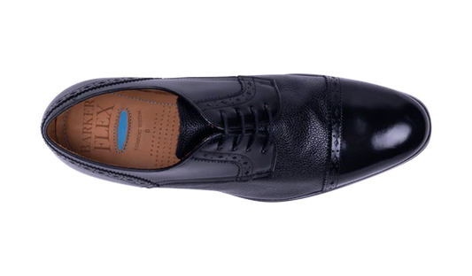 Barker Ashbourne Black Hi Shine Formal Shoes