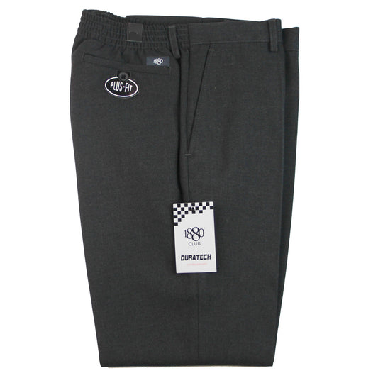 1880 Club 62763 05 Grey Elastic Waist Trousers