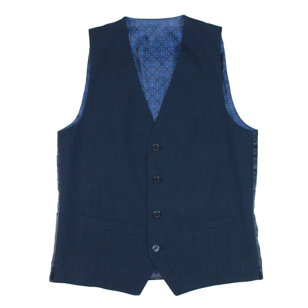 White Label 8250 Navy Waistcoat Tapered