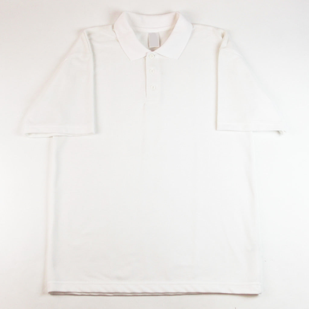 Plain White Polo Shirt