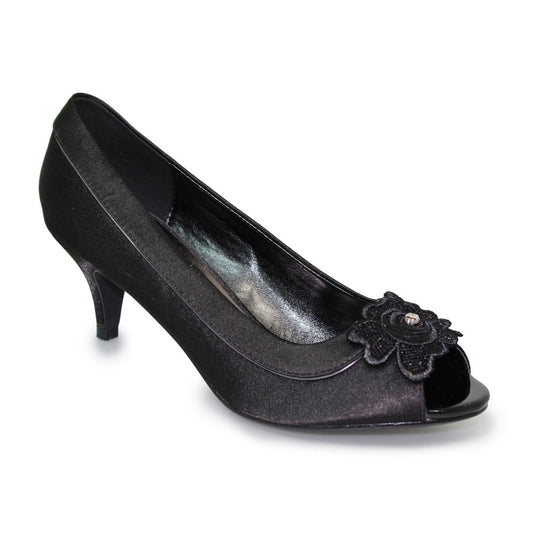 Lunar Amethyst Black Dress Shoes