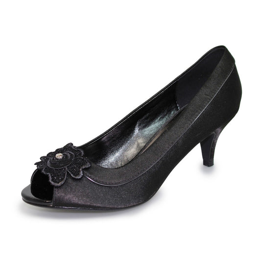 Lunar Amethyst Black Dress Shoes