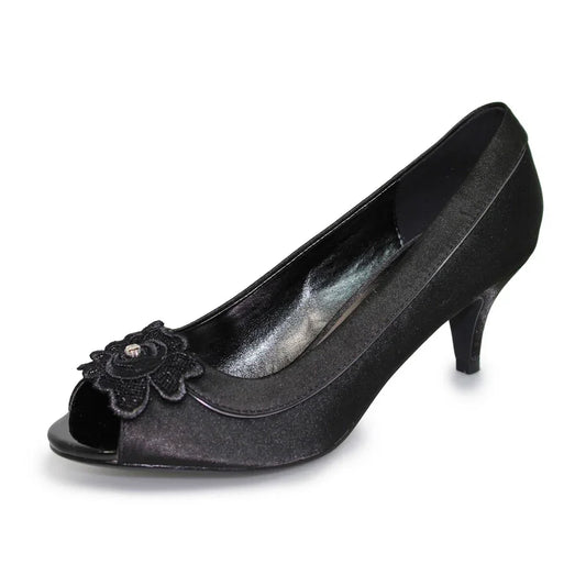 Lunar Amethyst Black Dress Shoes
