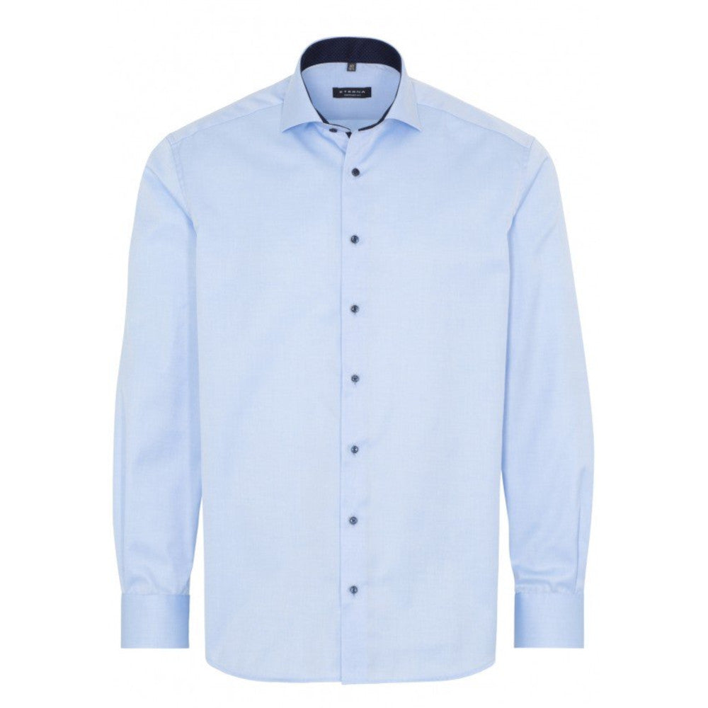 Eterna 8819 10 E15V Light Blue Comfort Fit Shirt