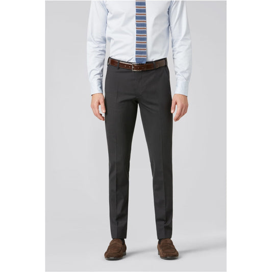 Meyer 344 08 Roma Charcoal Fine Tropical Wool Trousers