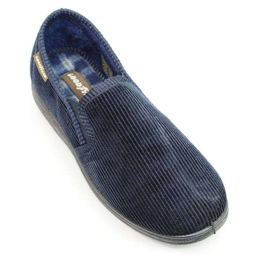 Lazy Dogz Humber Navy Slippers
