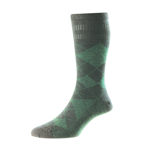 HJ Hall HJ96 Black / Green Argyle Softop 6-11
