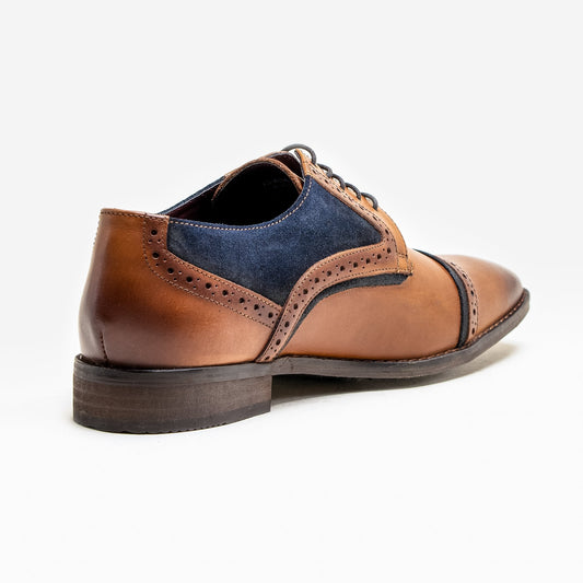 Cavani Braga Tan Formal Shoes