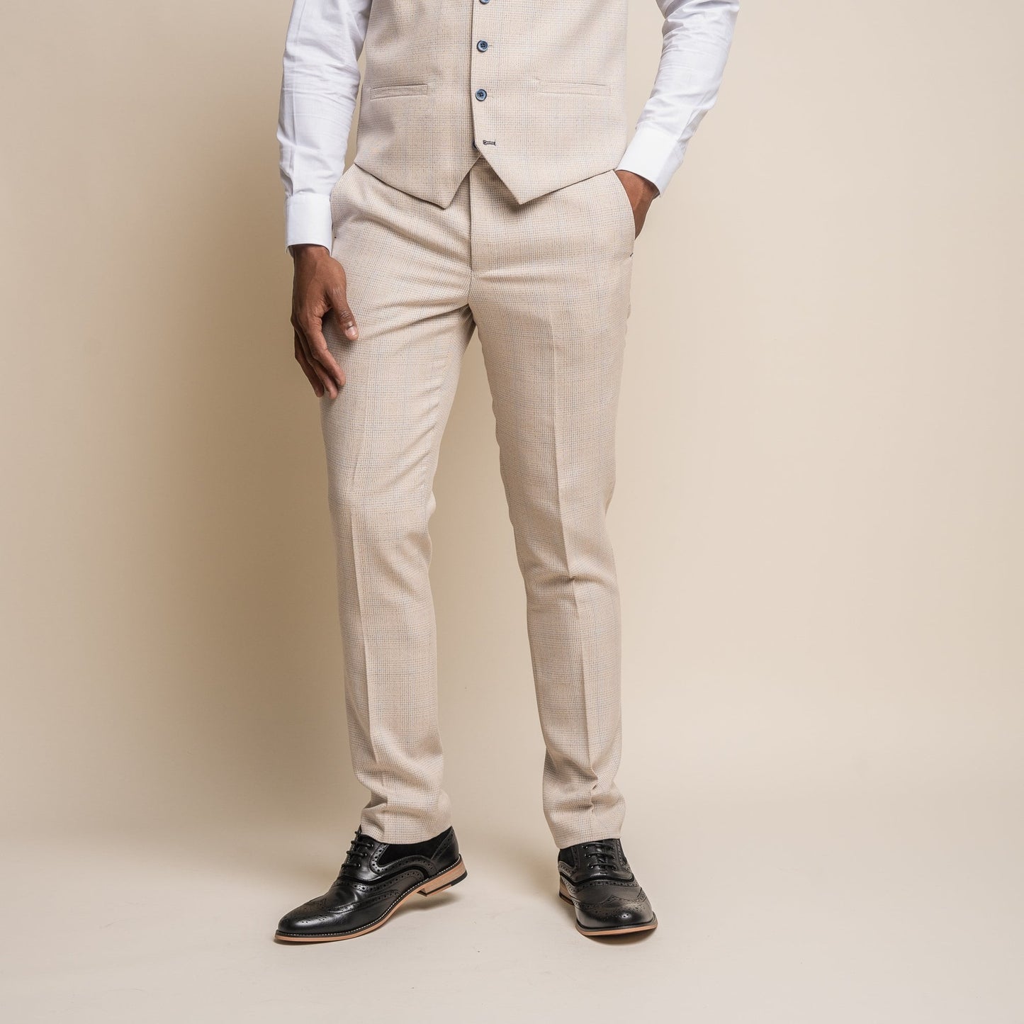 Cavani Caridi Beige Trouser