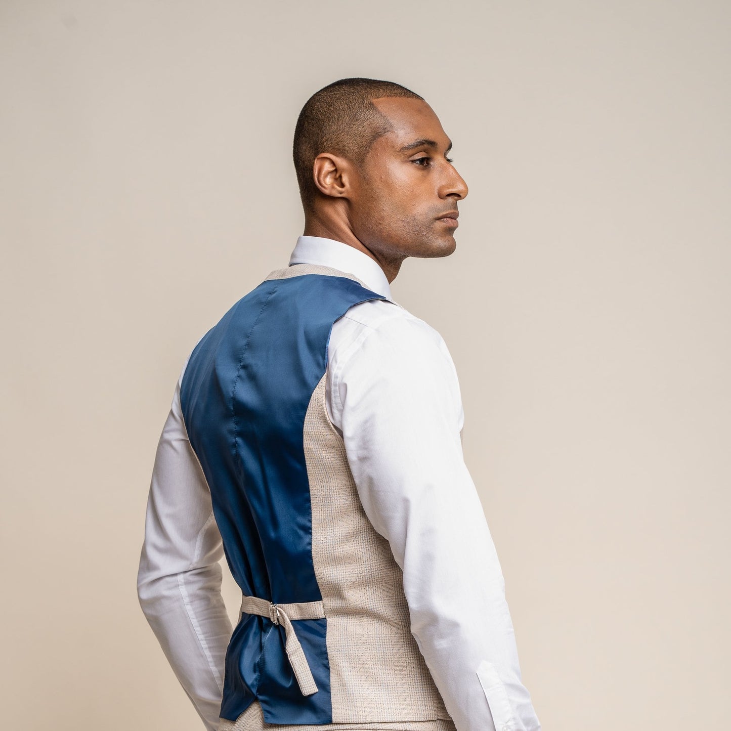 Cavani Caridi Beige Waistcoat