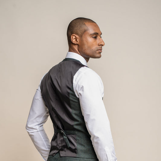 Cavani Caridi Olive Waistcoat