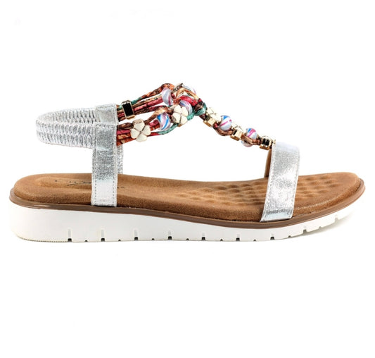 Lunar Tempo JLH363 Silver Sandals