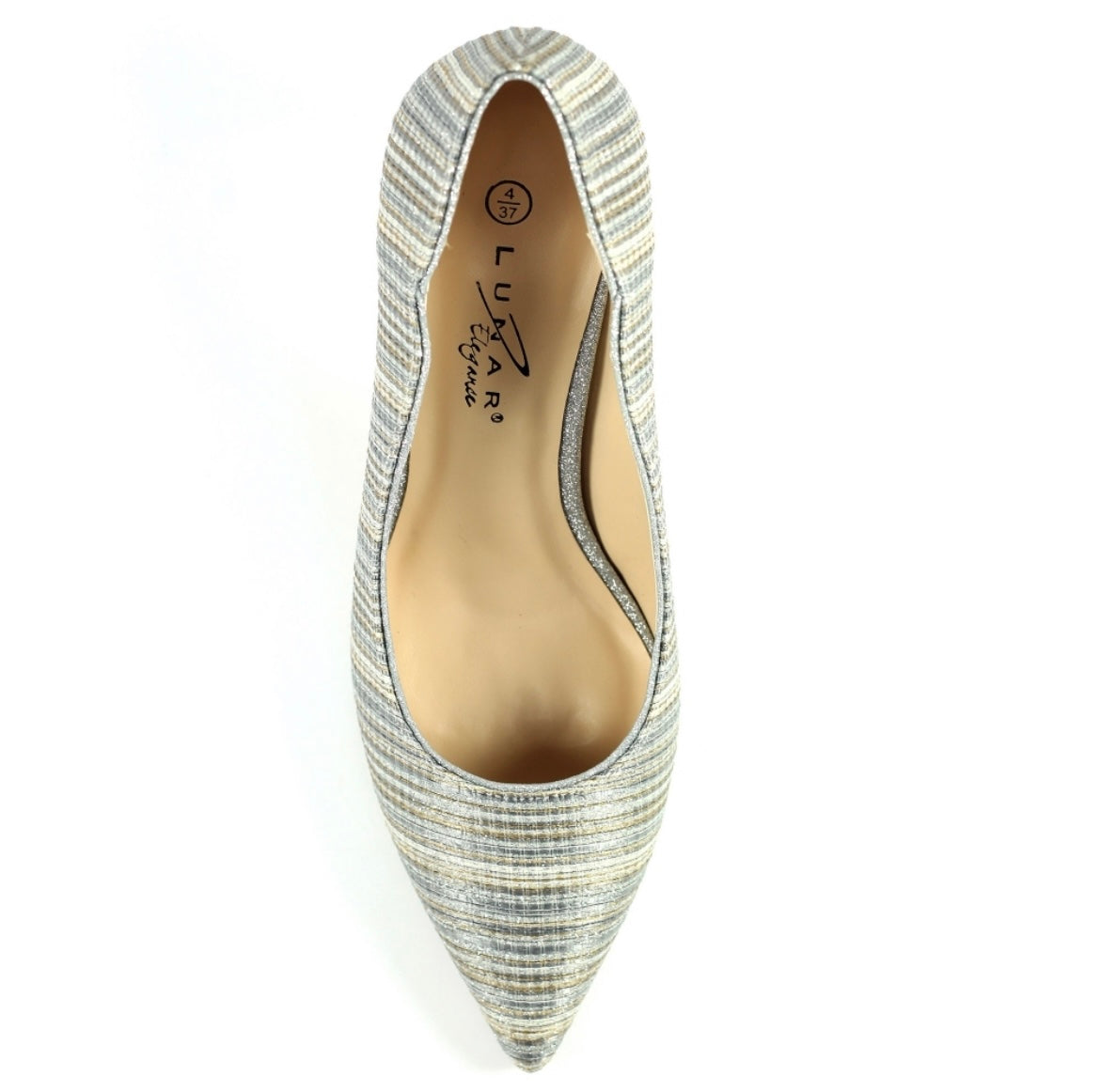 Lunar Natalia Flr043 Silver Dress Shoes