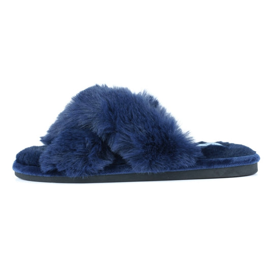 Lunar KLB001 Leticia Navy Slippers