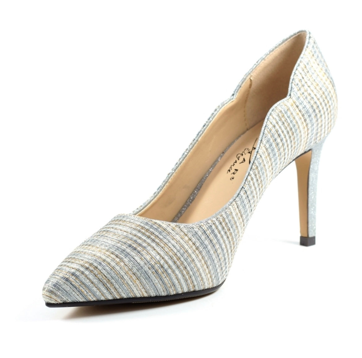Lunar Natalia Flr043 Silver Dress Shoes